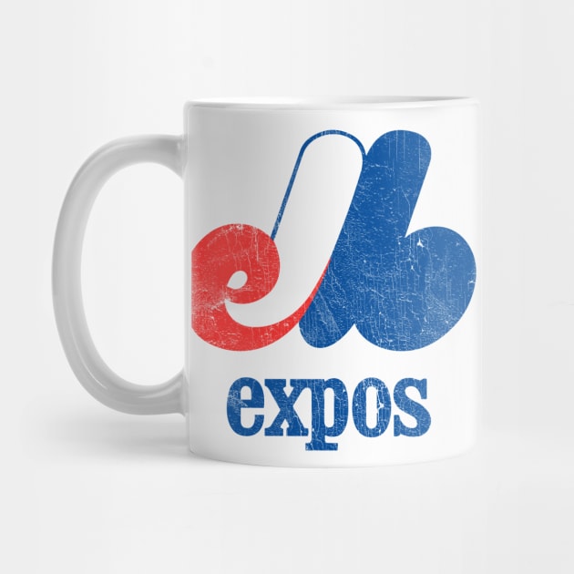 1978 Montreal Expos Vintage Look Baseball Design by DrumRollDesigns